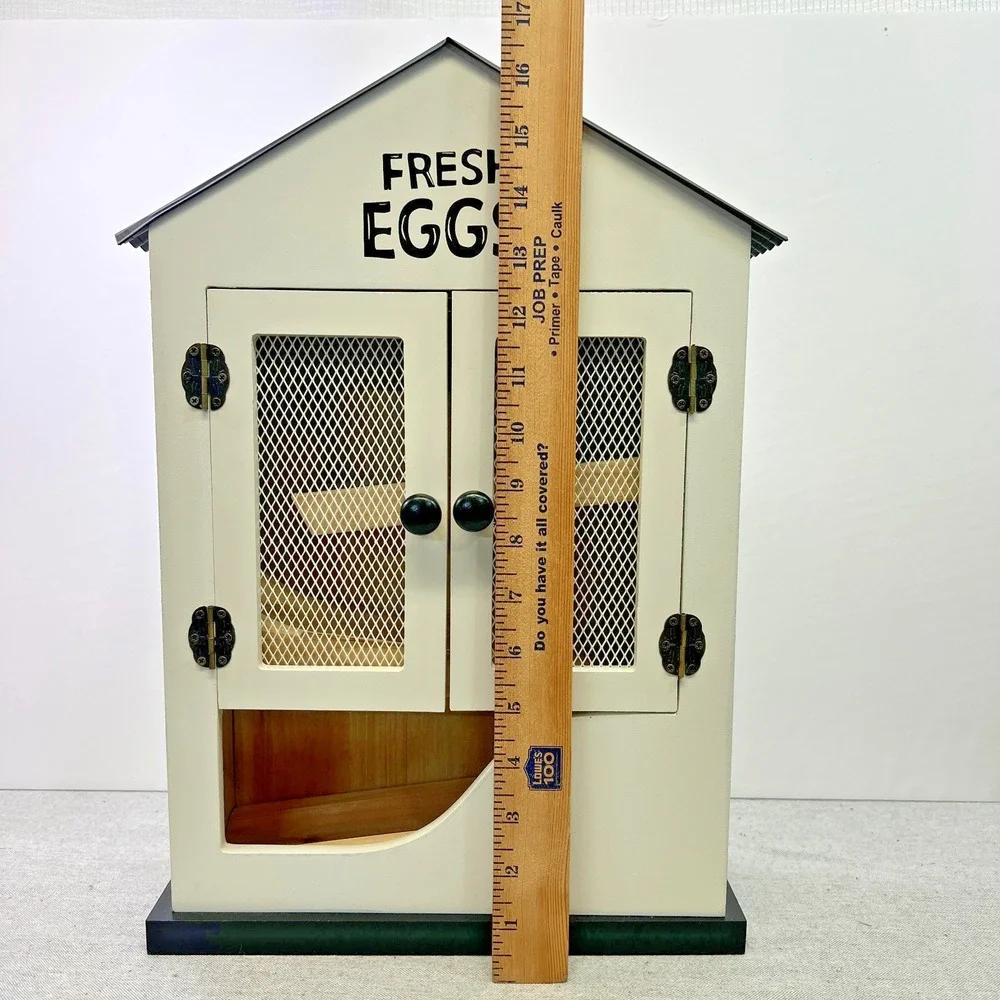 Tractor Supply Farm Fresh Egg Holder Counter Wall Hanging Dispenser 17